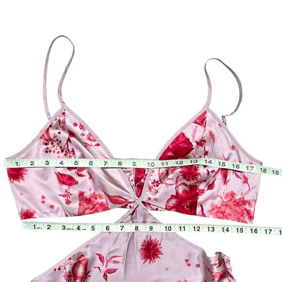 NWT Reformation Poppies Silk Dress – Floral Print | 100% Silk | Romantic Maxi - Picture 8 of 11